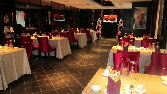 מיאניאנג Jinshang Center Boutique Hotel מסעדה תמונה